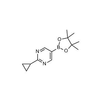 2-Cyclopropyl-5-(4,4,5,5-tetramethyl-1,3,2-dioxaborolan-2-yl)pyrimidine
