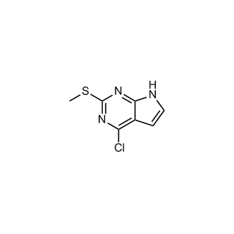 4-Chloro-2-(methylthio)-7H-pyrrolo[2,3-d]pyrimidine