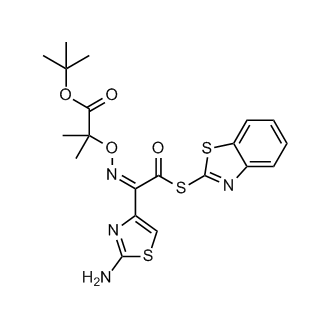 (Z)-tert-Butyl 2-(((1-(2-aminothiazol-4-yl)-2-(benzo[d]thiazol-2-ylthio)-2-oxoethylidene)amino)oxy)-2-methylpropanoate