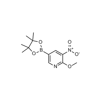 2-Methoxy-3-nitro-5-(4,4,5,5-tetramethyl-1,3,2-dioxaborolan-2-yl)pyridine