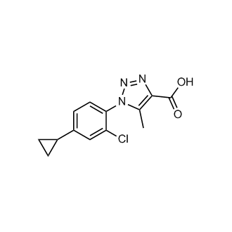 1-(2-Chloro-4-cyclopropylphenyl)-5-methyl-1H-1,2,3-triazole-4-carboxylic acid