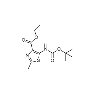 Ethyl 5-((tert-butoxycarbonyl)amino)-2-methylthiazole-4-carboxylate