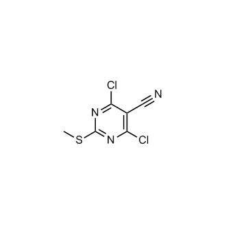 4,6-Dichloro-2-(methylthio)pyrimidine-5-carbonitrile