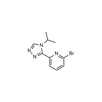 2-Bromo-6-(4-isopropyl-4H-1,2,4-triazol-3-yl)pyridine