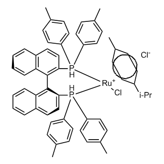 Chloro[(S)-(-)-2,2'-bis(di-p-tolylphosphino)-1,1'-binaphthyl](p-cymene)ruthenium(II) chloride