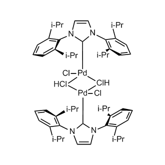 Dichloro(di-μ-chloro)bis[1,3-bis(2,6-di-i-propylphenyl)imidazol-2-ylidene]dipalladium(II)