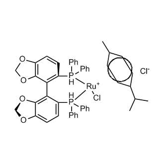 Chloro[(R)-(+)-5,5'-bis(diphenylphosphino)-4,4'-bi-1,3-benzodioxole](p-cymene)ruthenium(II) chloride