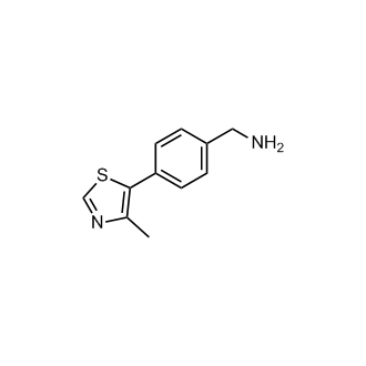 4-(4-Methylthiazol-5-yl)benzylamine