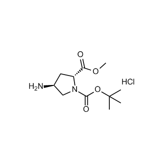 (2R,4S)-1-tert-Butyl 2-methyl 4-aminopyrrolidine-1,2-dicarboxylate hydrochloride