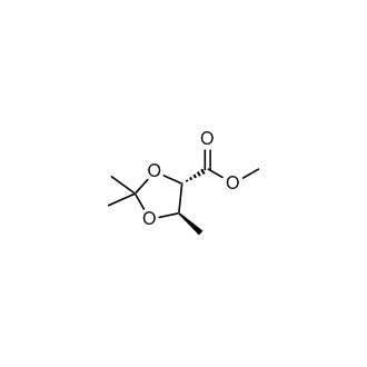 (4S,5R)-Methyl 2,2,5-trimethyl-1,3-dioxolane-4-carboxylate