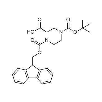 (S)-1-(((9H-Fluoren-9-yl)methoxy)carbonyl)-4-(tert-butoxycarbonyl)piperazine-2-carboxylic acid