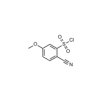 2-Cyano-5-methoxybenzene-1-sulfonyl chloride