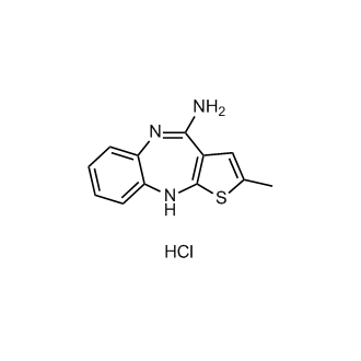 2-Methyl-10H-benzo[b]thieno[2,3-e][1,4]diazepin-4-amine hydrochloride