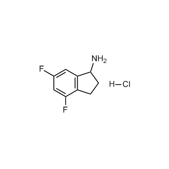 4,6-Difluoro-2,3-dihydro-1H-inden-1-amine hydrochloride