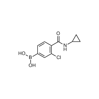 3-Chloro-4-(cyclopropylcarbamoyl)benzeneboronic acid