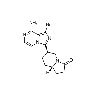 (6R,8aS)-6-(8-amino-1-bromoimidazo[1,5-a]pyrazin-3-yl)hexahydroindolizin-3(2H)-one