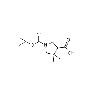 4,4-Dimethyl-pyrrolidine-1,3-dicarboxylic acid 1-tert-butyl ester