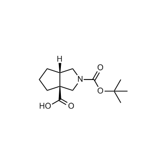 (3aS,6aS)-2-(tert-Butoxycarbonyl)hexahydrocyclopenta[c]pyrrole-3a(1H)-carboxylic acid