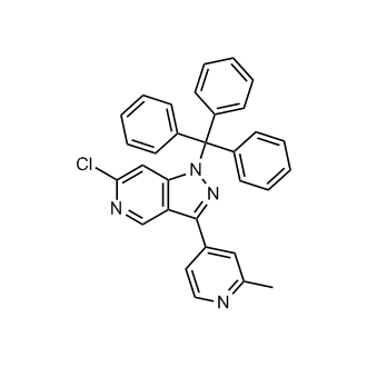 6-Chloro-3-(2-methylpyridin-4-yl)-1-trityl-1H-pyrazolo[4,3-c]pyridine