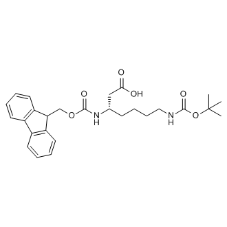 (3S)-7-[[(1,1-Dimethylethoxy)carbonyl]amino]-3-[[(9H-fluoren-9-ylmethoxy)carbonyl]amino]heptanoic acid