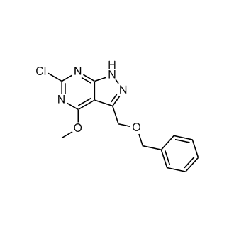 3-((Benzyloxy)methyl)-6-chloro-4-methoxy-1H-pyrazolo[3,4-d]pyrimidine