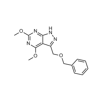 3-((Benzyloxy)methyl)-4,6-dimethoxy-1H-pyrazolo[3,4-d]pyrimidine