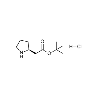 Tert-butyl (S)-2-(pyrrolidin-2-yl)acetate hydrochloride