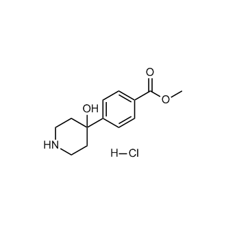 Methyl 4-(4-hydroxypiperidin-4-yl)benzoate hydrochloride