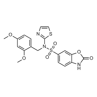 N-(2,4-dimethoxybenzyl)-2-oxo-N-(thiazol-2-yl)-2,3-dihydrobenzo[d]oxazole-6-sulfonamide