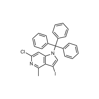 6-Chloro-3-iodo-4-methyl-1-trityl-1H-pyrrolo[3,2-c]pyridine