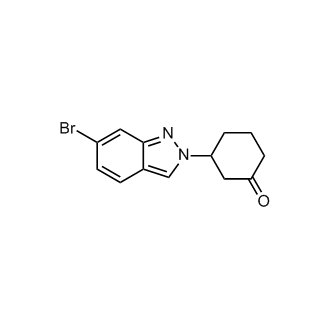 3-(6-Bromo-2H-indazol-2-yl)cyclohexan-1-one