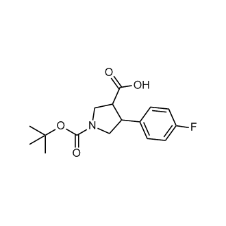 1-(tert-Butoxycarbonyl)-4-(4-fluorophenyl)pyrrolidine-3-carboxylic acid