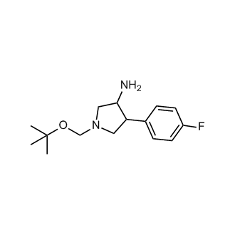 1-(tert-Butoxymethyl)-4-(4-fluorophenyl)pyrrolidin-3-amine