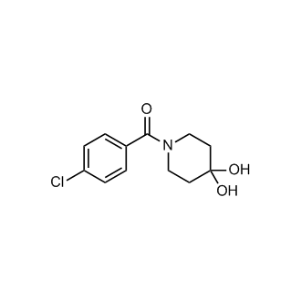 (4-Chlorophenyl)(4,4-dihydroxypiperidin-1-yl)methanone