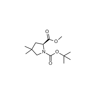 (S)-1-tert-Butyl 2-methyl 4,4-dimethylpyrrolidine-1,2-dicarboxylate