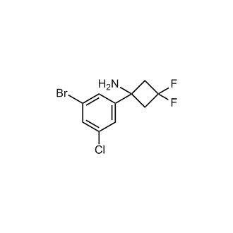 1-(3-Bromo-5-chlorophenyl)-3,3-difluorocyclobutan-1-amine