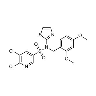 5,6-Dichloro-N-(2,4-dimethoxybenzyl)-N-(thiazol-2-yl)pyridine-3-sulfonamide