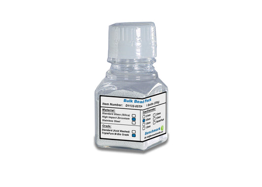 Bulk Beads, Zirconium, 0.5mm, Triple-Pure Molecular Biology Grade, 250g