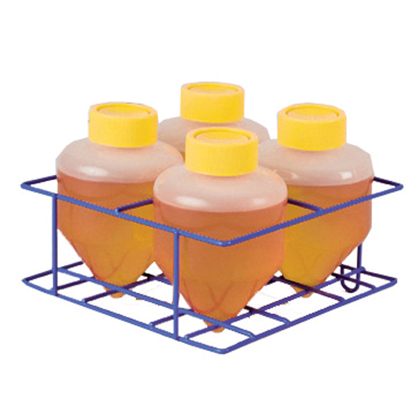 MAGic Clamp™ Tube Rack, 4x500ml or 600ml conical bottles (max. 1)