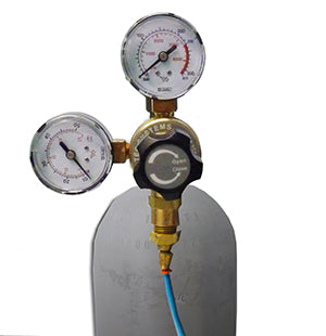 Optional O2 gas regulator