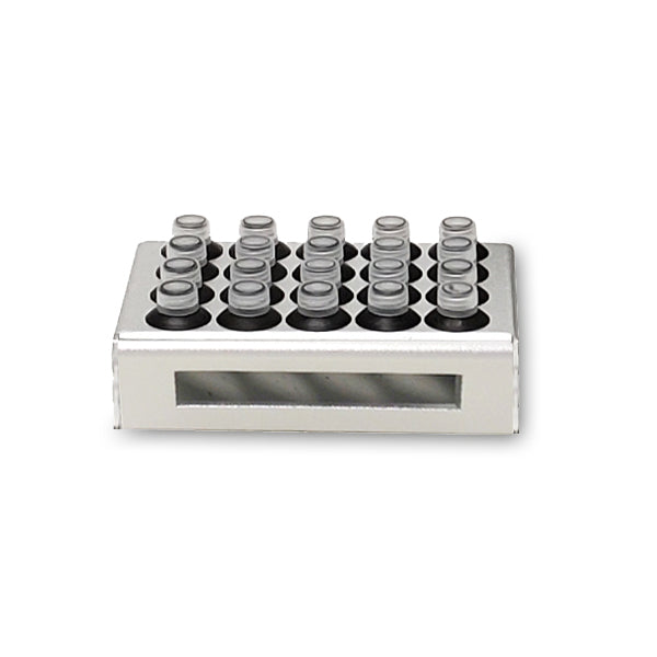 Adapter for 40x2ml tubes, set of 2, aluminum, requires IPD9600-96