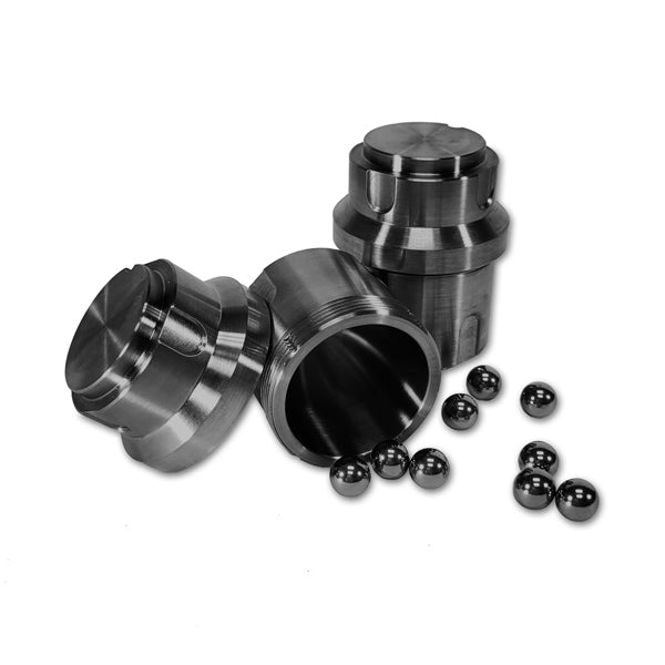 25ml grinding jar, Tungsten Carbide, pack of 2
