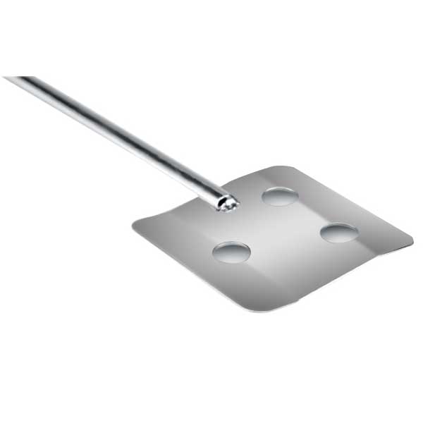 Optional propeller, stainless steel paddle with flat holes