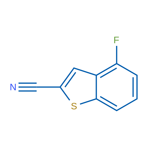4-Fluorobenzo[b]thiophene-2-carbonitrile 1g