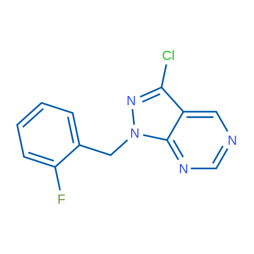 3-Chloro-1-(2-fluorobenzyl)-1H-pyrazolo[3,4-d]pyrimidine 1g