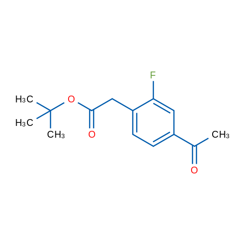 tert-Butyl 2-(4-acetyl-2-fluorophenyl)acetate 1g