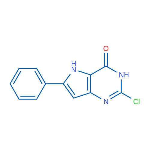 2-Chloro-6-phenyl-3H-pyrrolo[3,2-d]pyrimidin-4(5H)-one 1g