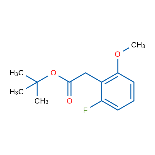 tert-Butyl 2-(2-fluoro-6-methoxyphenyl)acetate 1g