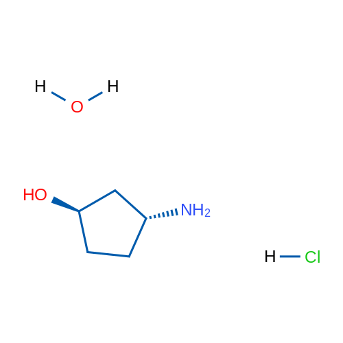 (1R,3R)-rel-3-Aminocyclopentanol hydrochloride hydrate 1g