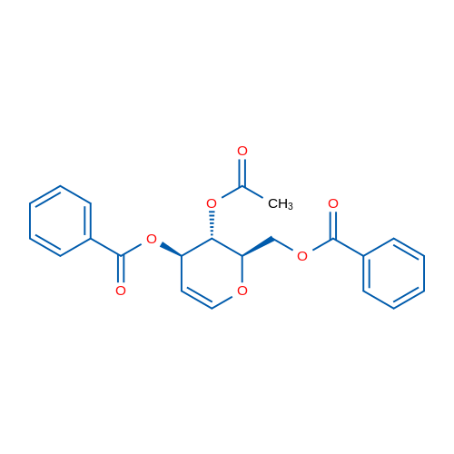 (2R,3S,4R)-3-Acetoxy-2-((benzoyloxy)methyl)-3,4-dihydro-2H-pyran-4-yl benzoate 1g